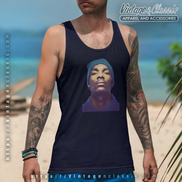 Snoop Dogg Beanie Profile Hip Hop Tank Top Racerback Snoop Dogg Beanie Profile Hip Hop Tank Top Racerback