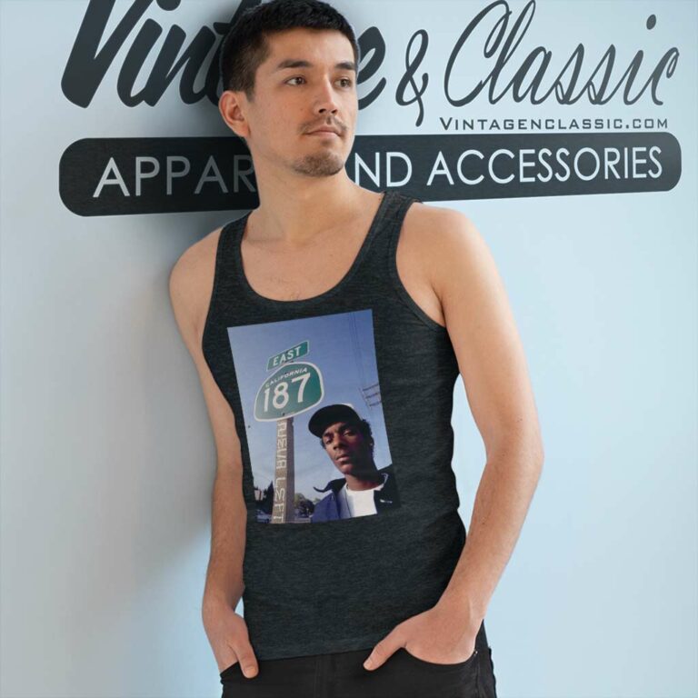 Snoop Dogg Dog 187 California East Tank Top Racerback Snoop Dogg Dog 187 California East Tank Top Racerback