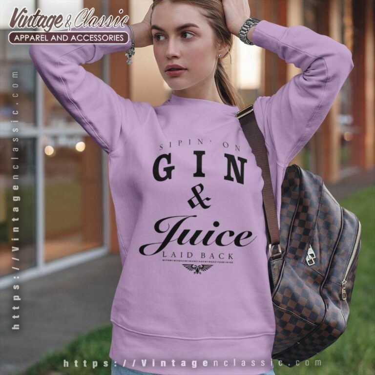 Snoop Dogg Gin And Juice Hip Hop Sweatshirt Snoop Dogg Gin And Juice Hip Hop Sweatshirt