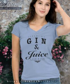 Snoop Dogg Gin And Juice Hip Hop V Neck TShirt