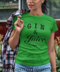 Snoop Dogg Gin And Juice Hip Hop Women TShirt