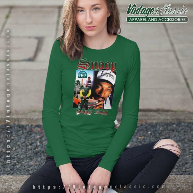 Snoop Dogg Rapper The King Of Rap Long Sleeve Tee Snoop Dogg Rapper The King Of Rap Long Sleeve Tee