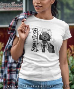 Snoop Dogg Smoking Cartoon Women TShirt