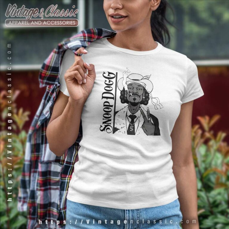Snoop Dogg Smoking Cartoon Women TShirt Snoop Dogg Smoking Cartoon Women TShirt