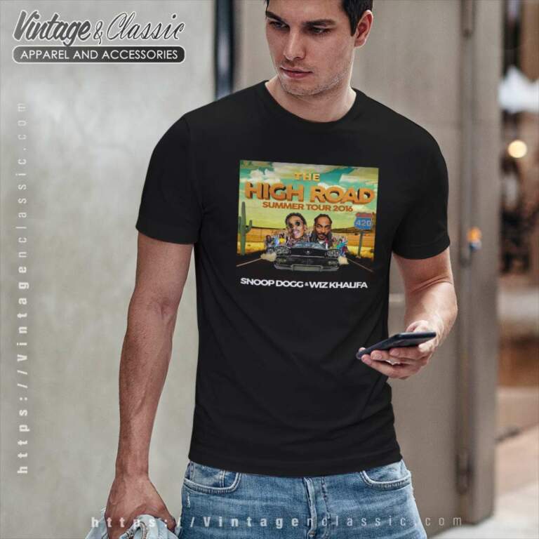 Snoop Dogg Wiz Khalifa High Road Tour 2016 T Shirt Snoop Dogg Wiz Khalifa High Road Tour 2016 T Shirt