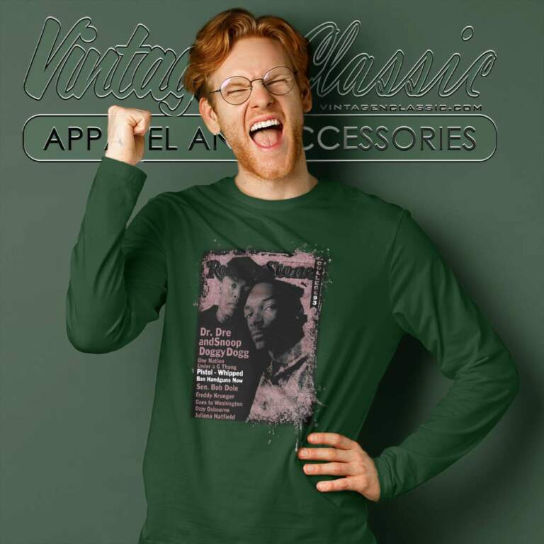 Snoop Doggy Dogg Dr Dre Rolling Stones Long Sleeve Tee Snoop Doggy Dogg Dr Dre Rolling Stones Long Sleeve Tee