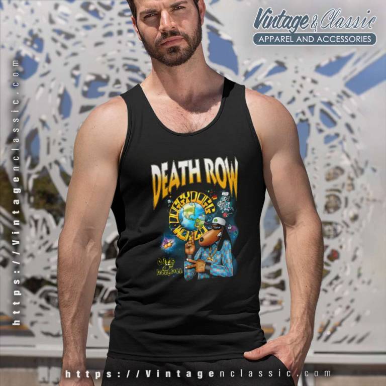 Snoop Doggy Dogg Its His World Death Row Tank Top Racerback Snoop Doggy Dogg Its His World Death Row Tank Top Racerback