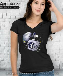 Snoopy A Dark Baron Star Wars V Neck TShirt