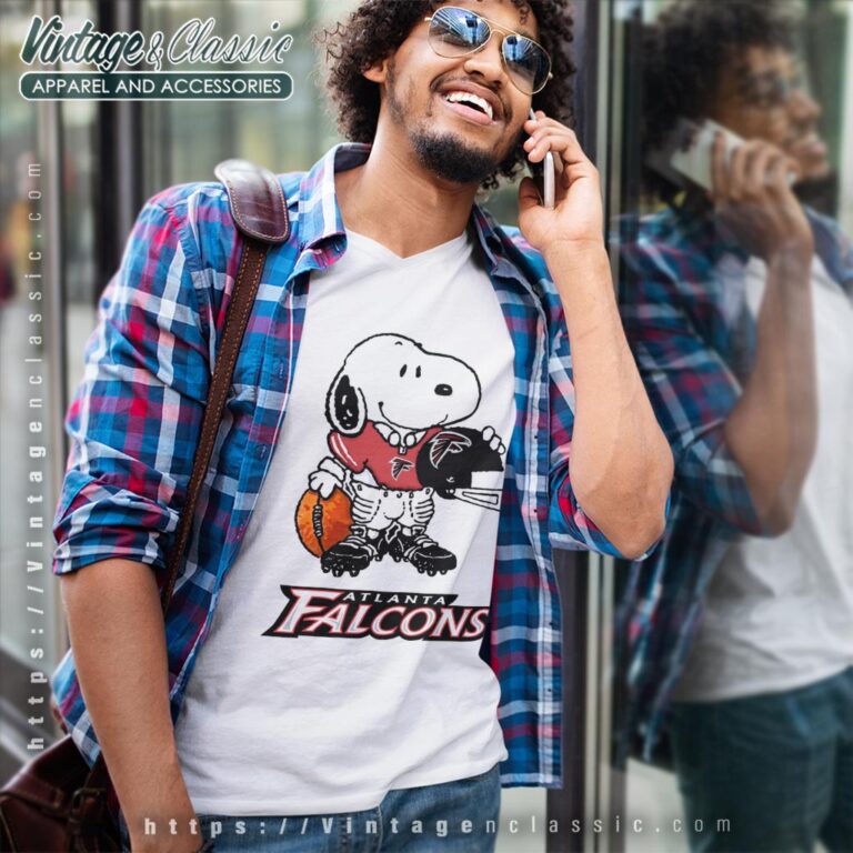 Snoopy A Strong And Proud Atlanta Falcons Shirt V Neck TShirt Snoopy A Strong And Proud Atlanta Falcons Shirt V Neck TShirt