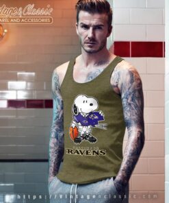 Snoopy A Strong And Proud Baltimore Ravens Shirt Tank Top Racerback