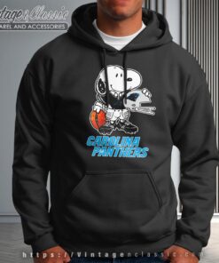 Snoopy A Strong And Proud Carolina Panthers Shirt Hoodie