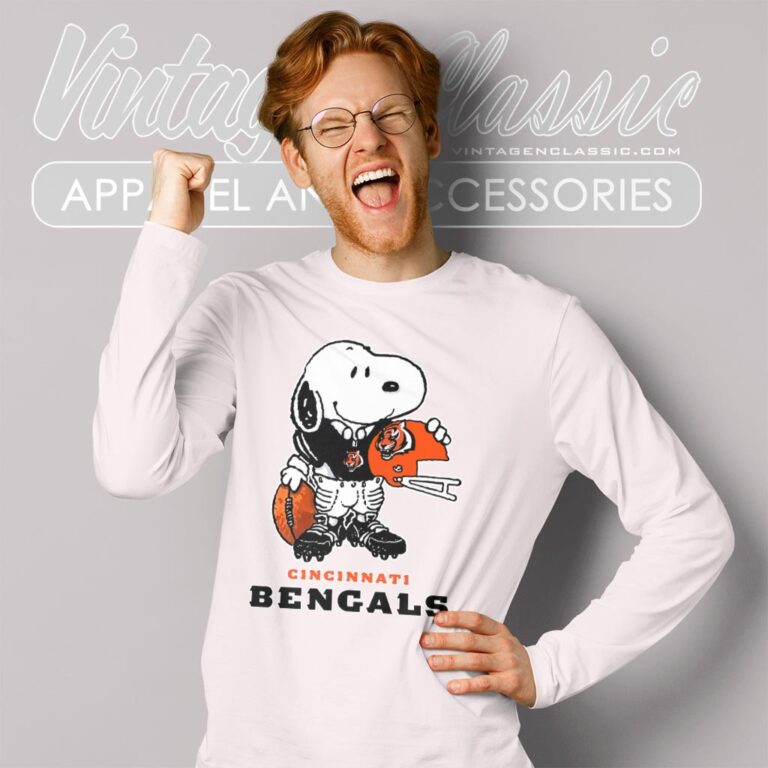 Snoopy A Strong And Proud Cincinnati Bengals Shirt Long Sleeve Tee Snoopy A Strong And Proud Cincinnati Bengals Shirt Long Sleeve Tee