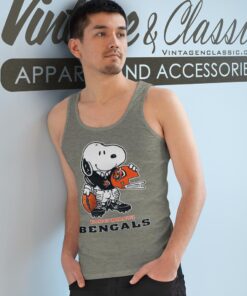 Snoopy A Strong And Proud Cincinnati Bengals Shirt Tank Top Racerback