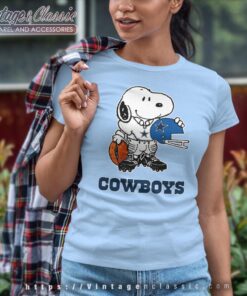 Snoopy A Strong And Proud Dallas Cowboys Shirt Women T shirt
