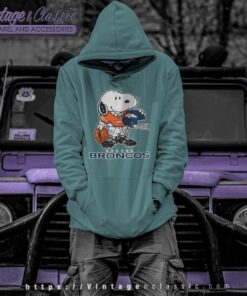 Snoopy A Strong And Proud Denver Broncos Shirt