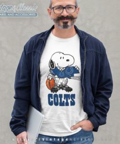 Snoopy A Strong And Proud Indianapolis Colts Shirt Long Sleeve Tee