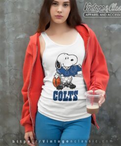 Snoopy A Strong And Proud Indianapolis Colts Shirt