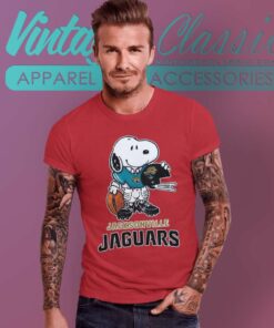 Snoopy A Strong And Proud Jacksonville Jaguars Player T Shirt