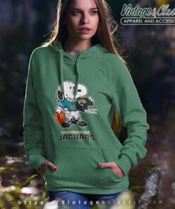 Snoopy A Strong And Proud Jacksonville Jaguars Shirt Hoodie