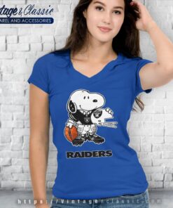 Snoopy A Strong And Proud Las Vegas Raiders Shirt V Neck TShirt