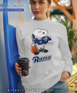 Snoopy A Strong And Proud Los Angeles Rams Shirt Sweatshirt