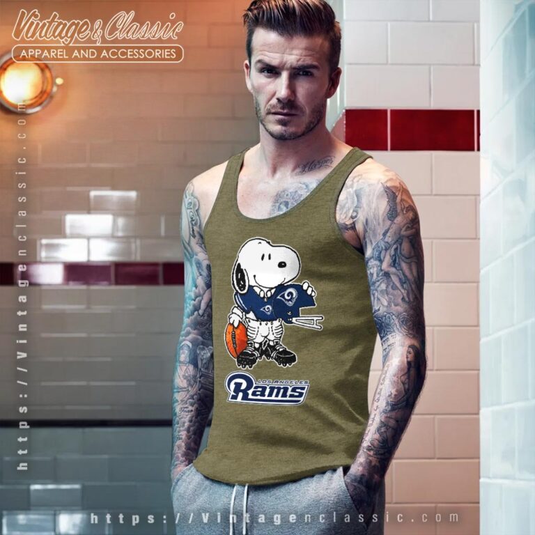 Snoopy A Strong And Proud Los Angeles Rams Shirt Tank Top Racerback Snoopy A Strong And Proud Los Angeles Rams Shirt Tank Top Racerback