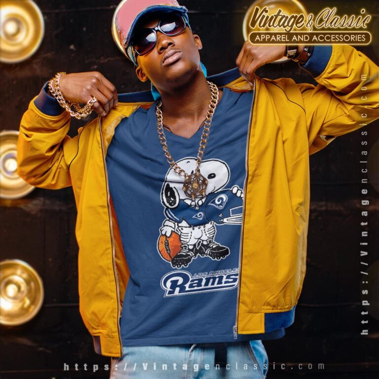 Snoopy A Strong And Proud Los Angeles Rams Shirt V Neck TShirt Snoopy A Strong And Proud Los Angeles Rams Shirt V Neck TShirt