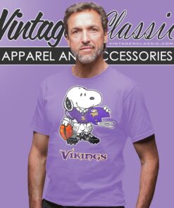 Snoopy A Strong And Proud Minnesota Vikings Shirt T shirt
