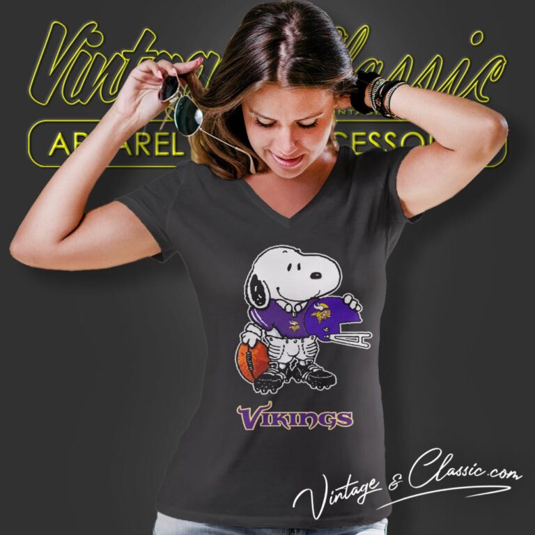 Snoopy A Strong And Proud Minnesota Vikings Shirt V Neck TShirt Snoopy A Strong And Proud Minnesota Vikings Shirt V Neck TShirt