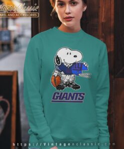 Snoopy A Strong And Proud New York Giants Shirt Sweatshirt