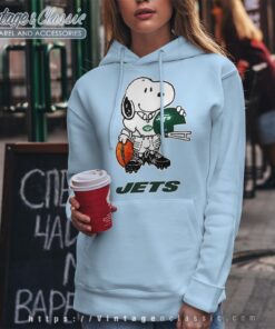 Snoopy A Strong And Proud New York Jets Shirt Hoodie