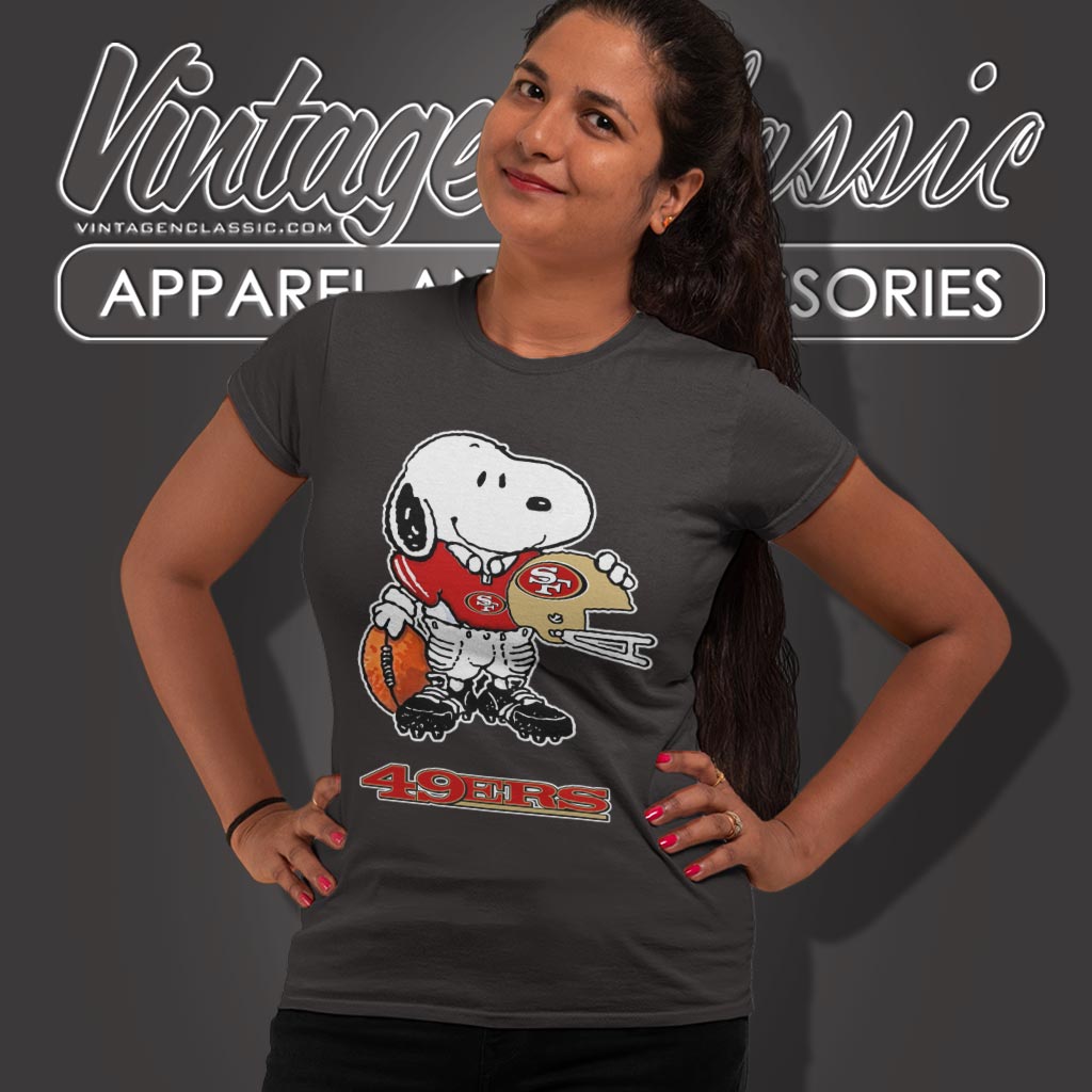Snoopy A Strong And Proud San Francisco 49ers Shirt