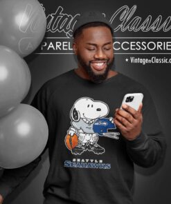 Snoopy A Strong And Proud Seattle Seahawks Old Shirt Sweatshirt