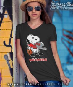 Snoopy A Strong And Proud Tampa Bay Buccaneers Shirt V Neck TShirt