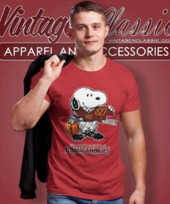 Snoopy A Strong And Proud Washington Commanders Shirt T shirt