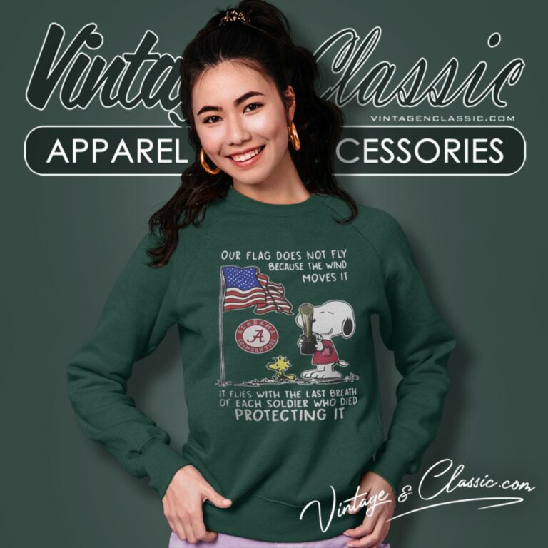 Snoopy Alabama Crimson Tide The Last Breath Of Each Soldier Sweatshirt Snoopy Alabama Crimson Tide The Last Breath Of Each Soldier Sweatshirt