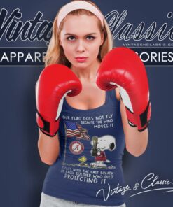 Snoopy Alabama Crimson Tide The Last Breath Of Each Soldier Tank Top Racerback