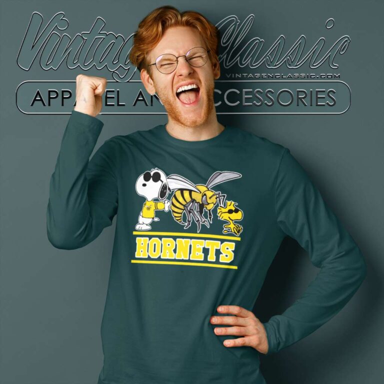 Snoopy Alabama State Hornets Long Sleeve Tee Snoopy Alabama State Hornets Long Sleeve Tee