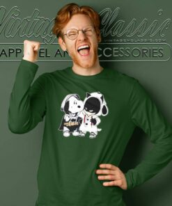 Snoopy And Baby Batman Friends Long Sleeve Tee