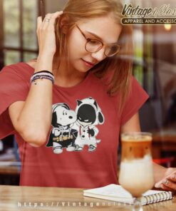 Snoopy And Baby Batman Friends Women TShirt