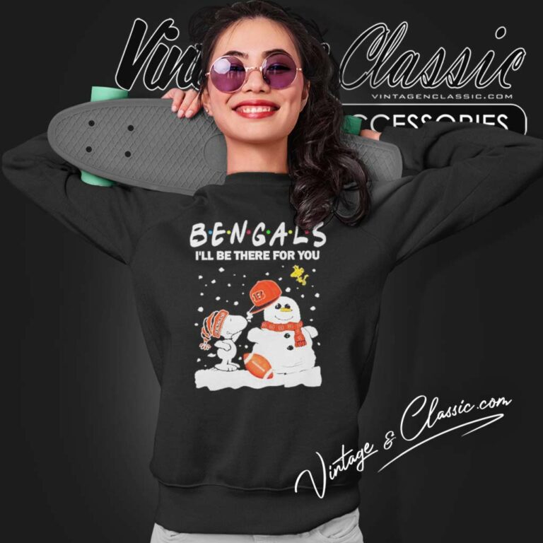 Snoopy And Bengals Ill Be There For You Sweatshirt Snoopy And Bengals Ill Be There For You Sweatshirt