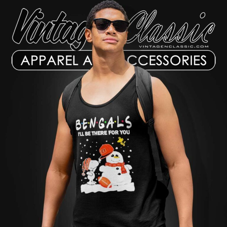 Snoopy And Bengals Ill Be There For You Tank Top Racerback Snoopy And Bengals Ill Be There For You Tank Top Racerback