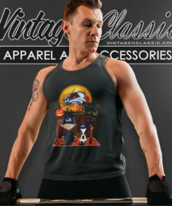 Snoopy And Charlie Brown Pumpkin Colorado Avalanche Halloween Moon Tank Top Racerback