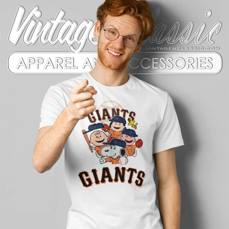 Snoopy And Friend San Francisco Giants T Shirt Snoopy And Friend San Francisco Giants T Shirt