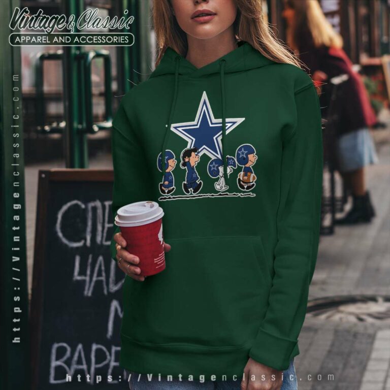 Snoopy And Friends Dallas Cowboys Football Hoodie Snoopy And Friends Dallas Cowboys Football Hoodie
