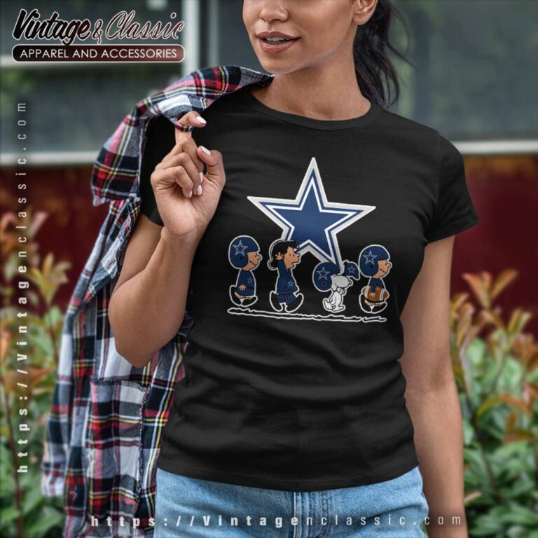 Snoopy And Friends Dallas Cowboys Football Women TShirt Snoopy And Friends Dallas Cowboys Football Women TShirt