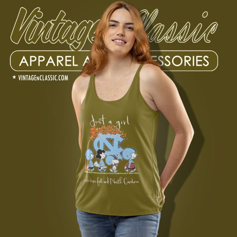 Snoopy And Friends Just A Girl Who Loves Ball And North Carolina Tar Heels Tank Top Racerback Snoopy And Friends Just A Girl Who Loves Ball And North Carolina Tar Heels Tank Top Racerback