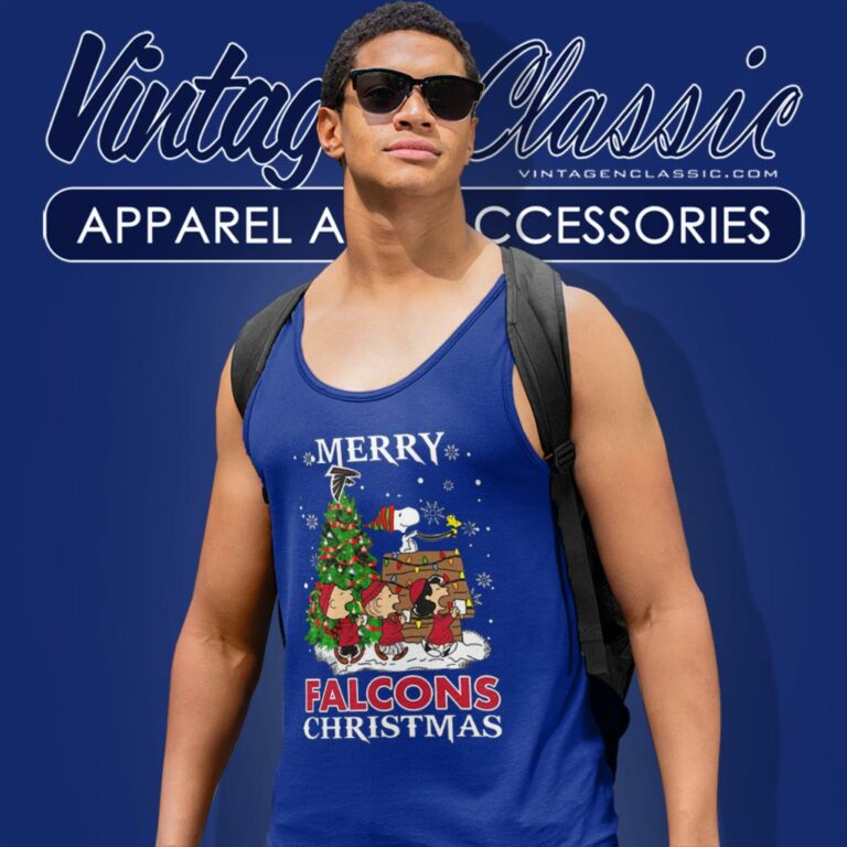 Snoopy And Friends Merry Atlanta Falcons Christmas Tank Top Racerback Snoopy And Friends Merry Atlanta Falcons Christmas Tank Top Racerback