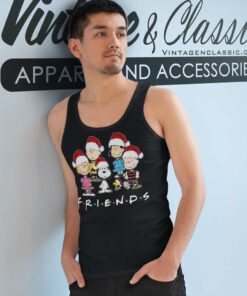 Snoopy And Friends Merry Christmas Tank Top Racerback