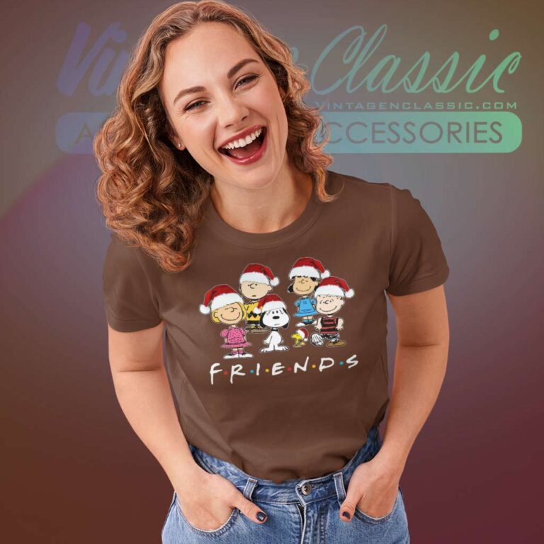 Snoopy And Friends Merry Christmas Women TShirt Snoopy And Friends Merry Christmas Women TShirt
